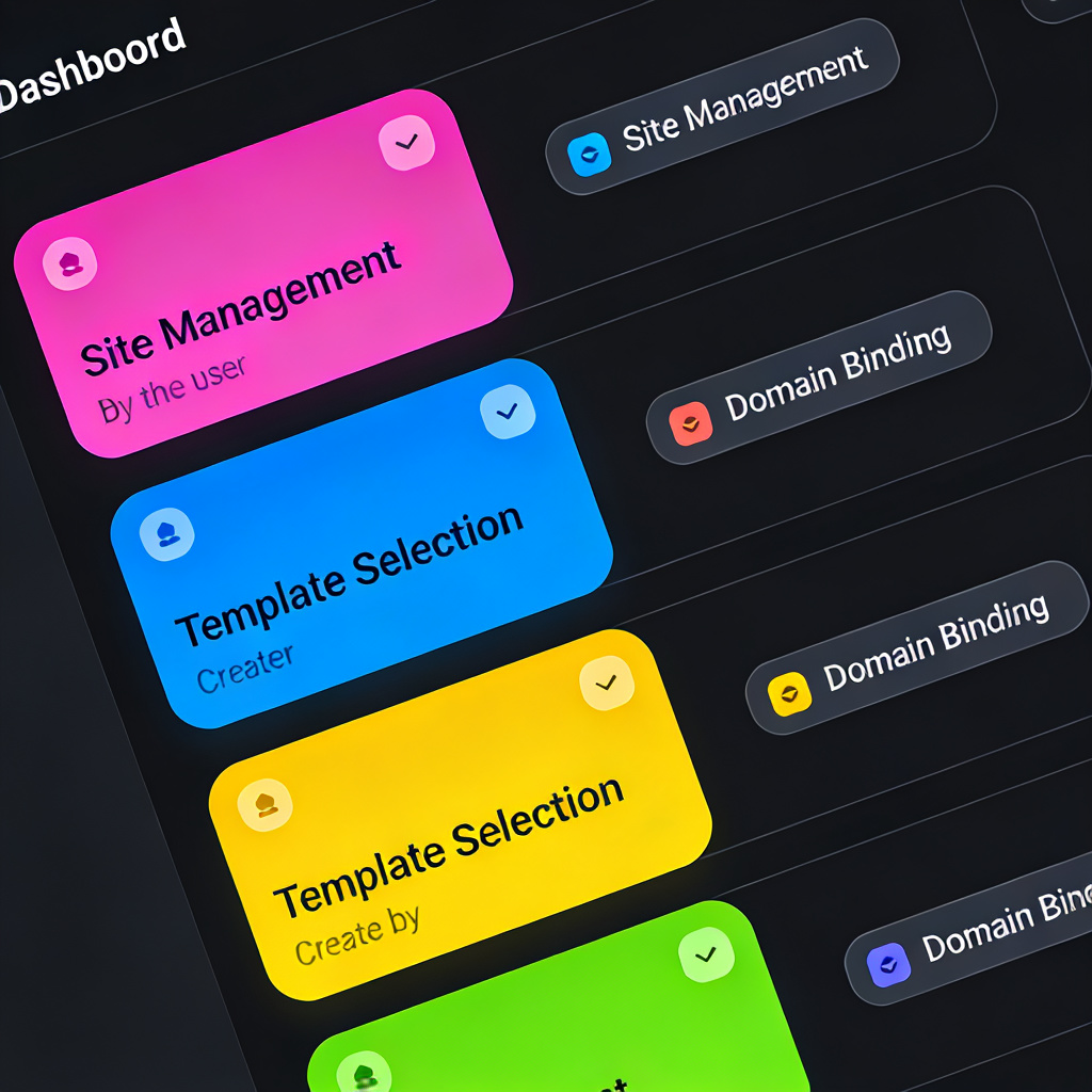 多站点管理界面